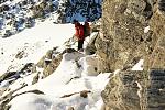 Der Bergfhrer findet auch im Neuschnee immer eine gute Spur